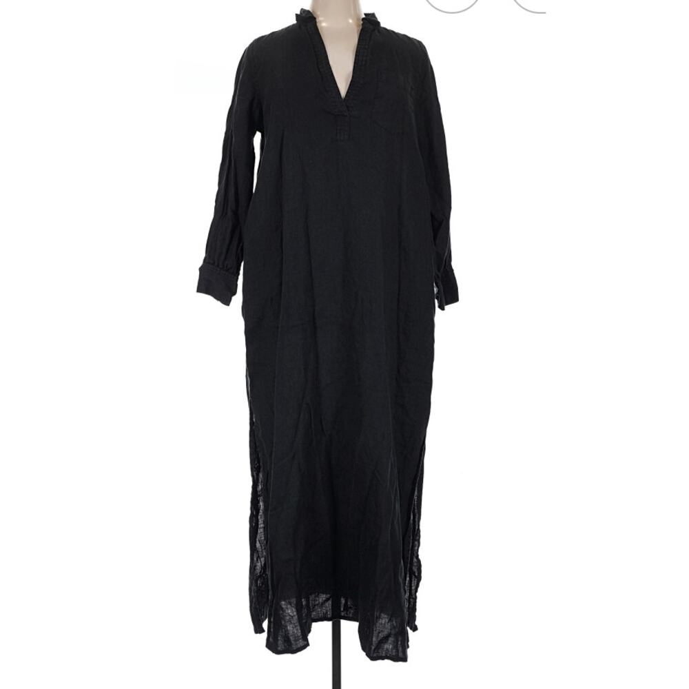 J.Crew Size XL Casual dress Very Good Condition Black Linen